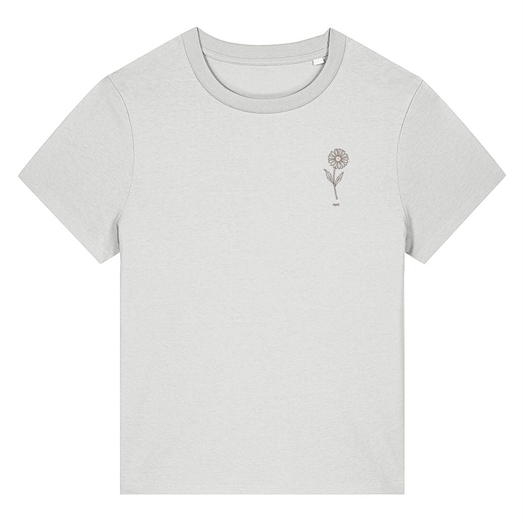 April Daisy Birth Month Flower Women's T-Shirt