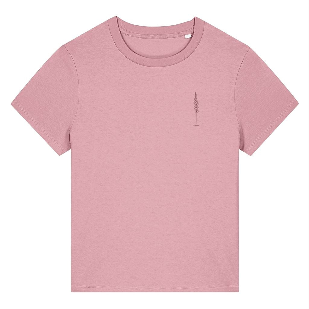 August Gladiolus Birth Month Flower Women's T-Shirt