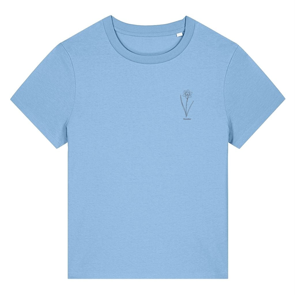 December Narcissus Birth Month Flower Women's T-Shirt