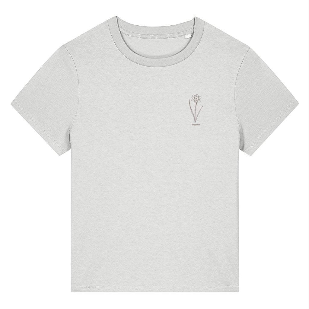 December Narcissus Birth Month Flower Women's T-Shirt