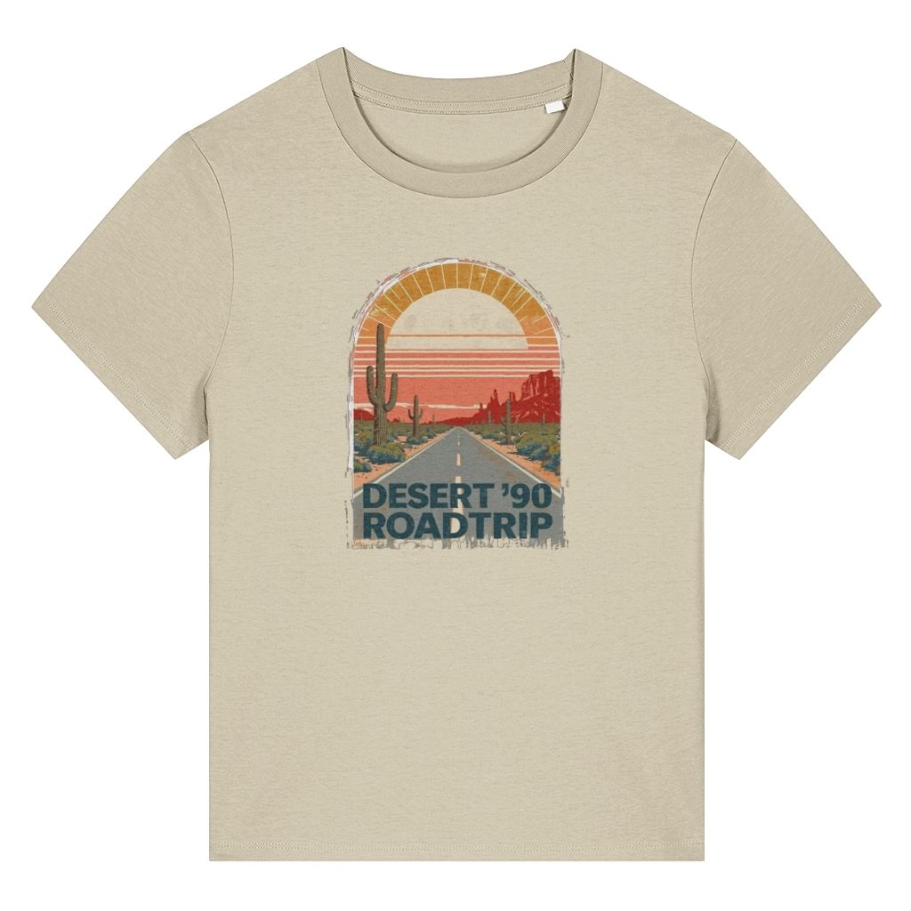 Desert 90s Road Trip Retro Design Women's T-Shirt