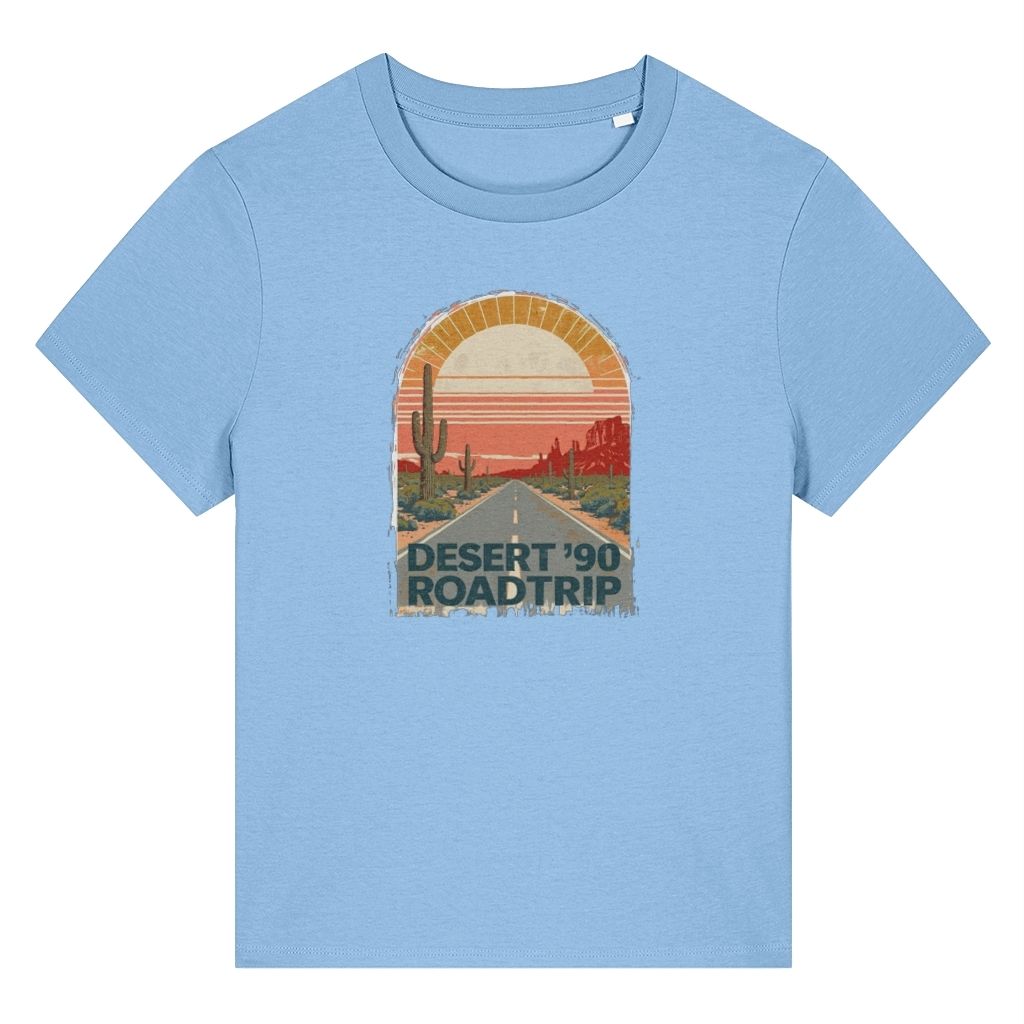 Desert 90s Road Trip Retro Design Women's T-Shirt