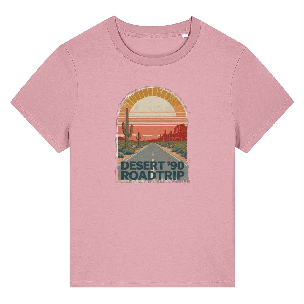 Desert 90s Road Trip Retro Design Women's T-Shirt