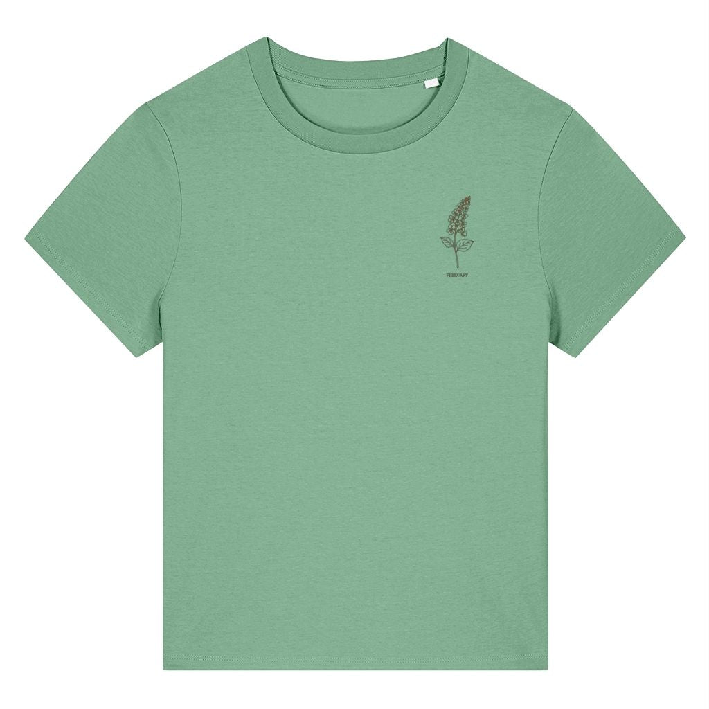 February Violet Birth Month Flower Women's T-Shirt