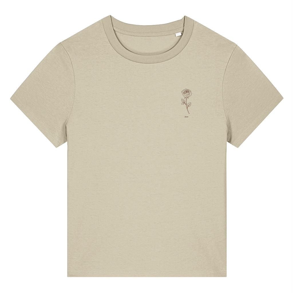 June Rose Birth Month Flower Women's T-Shirt