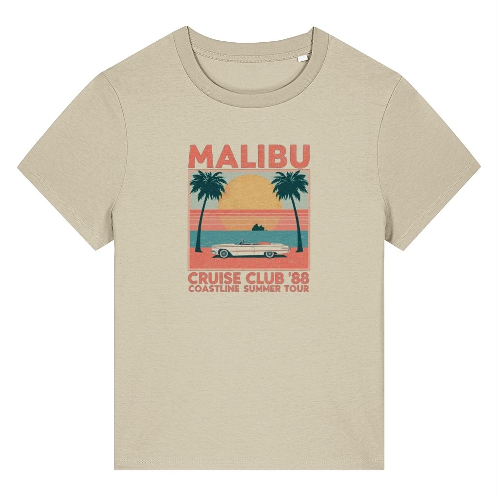 Malibu Cruise 88 Retro Design Women's T-Shirt