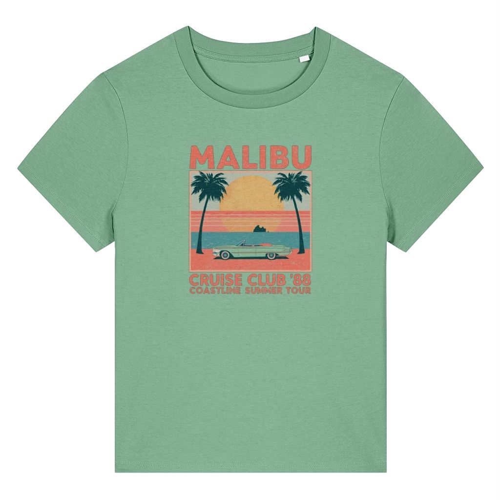 Malibu Cruise 88 Retro Design Women's T-Shirt