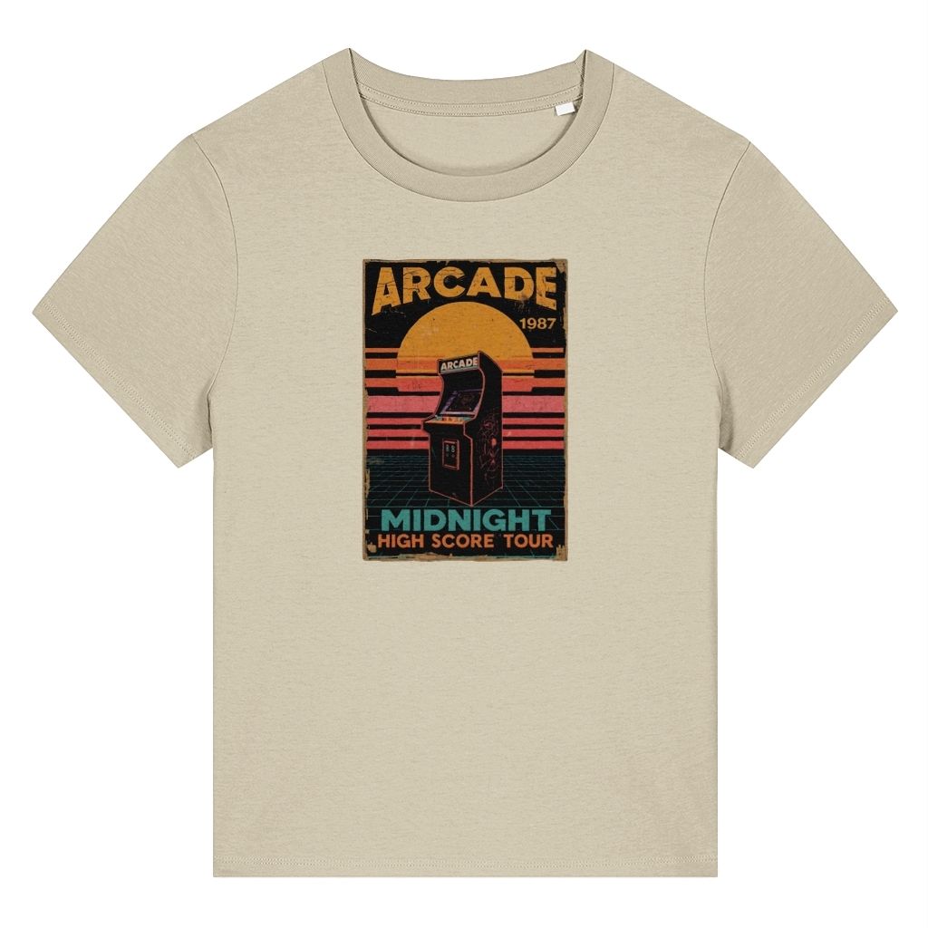 Midnight Arcade Retro Design Women's T-Shirt