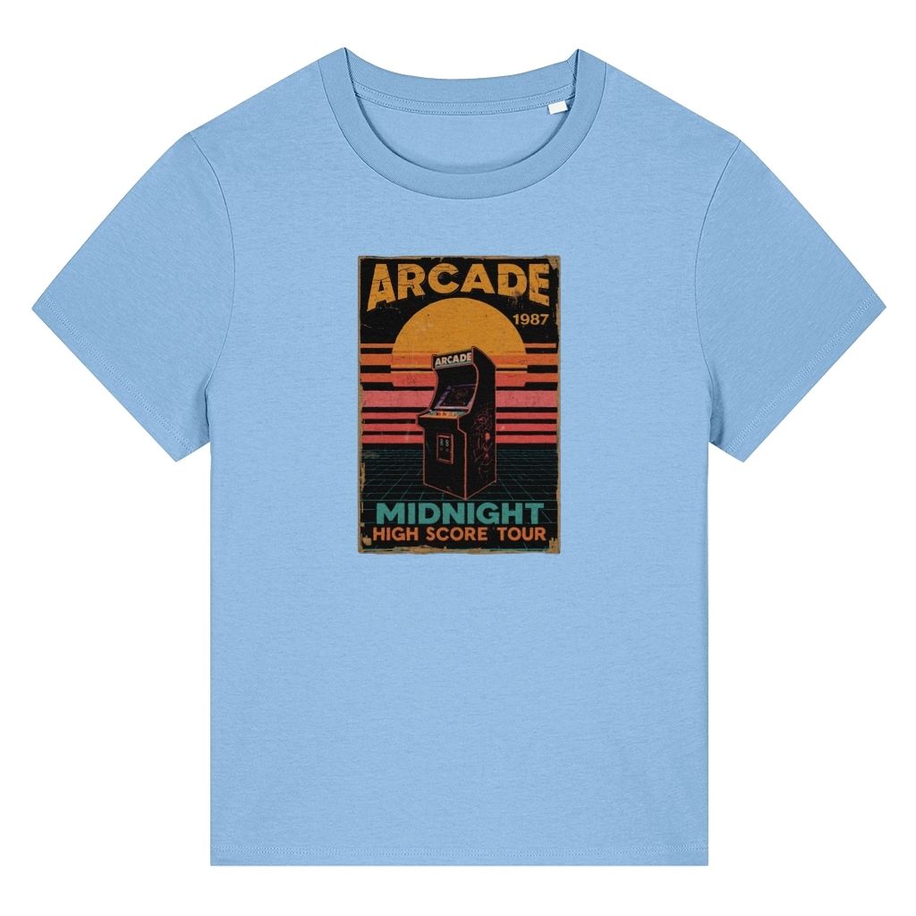 Midnight Arcade Retro Design Women's T-Shirt