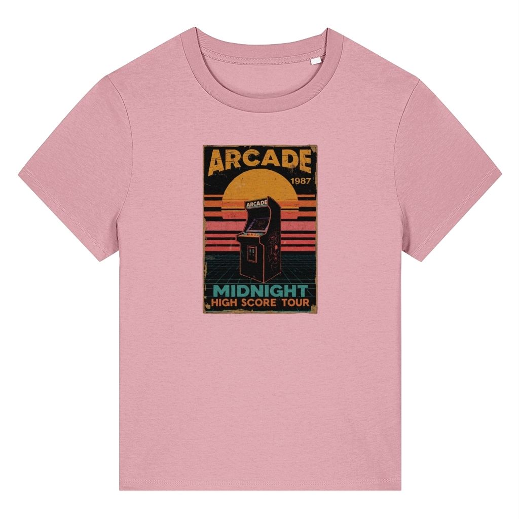 Midnight Arcade Retro Design Women's T-Shirt