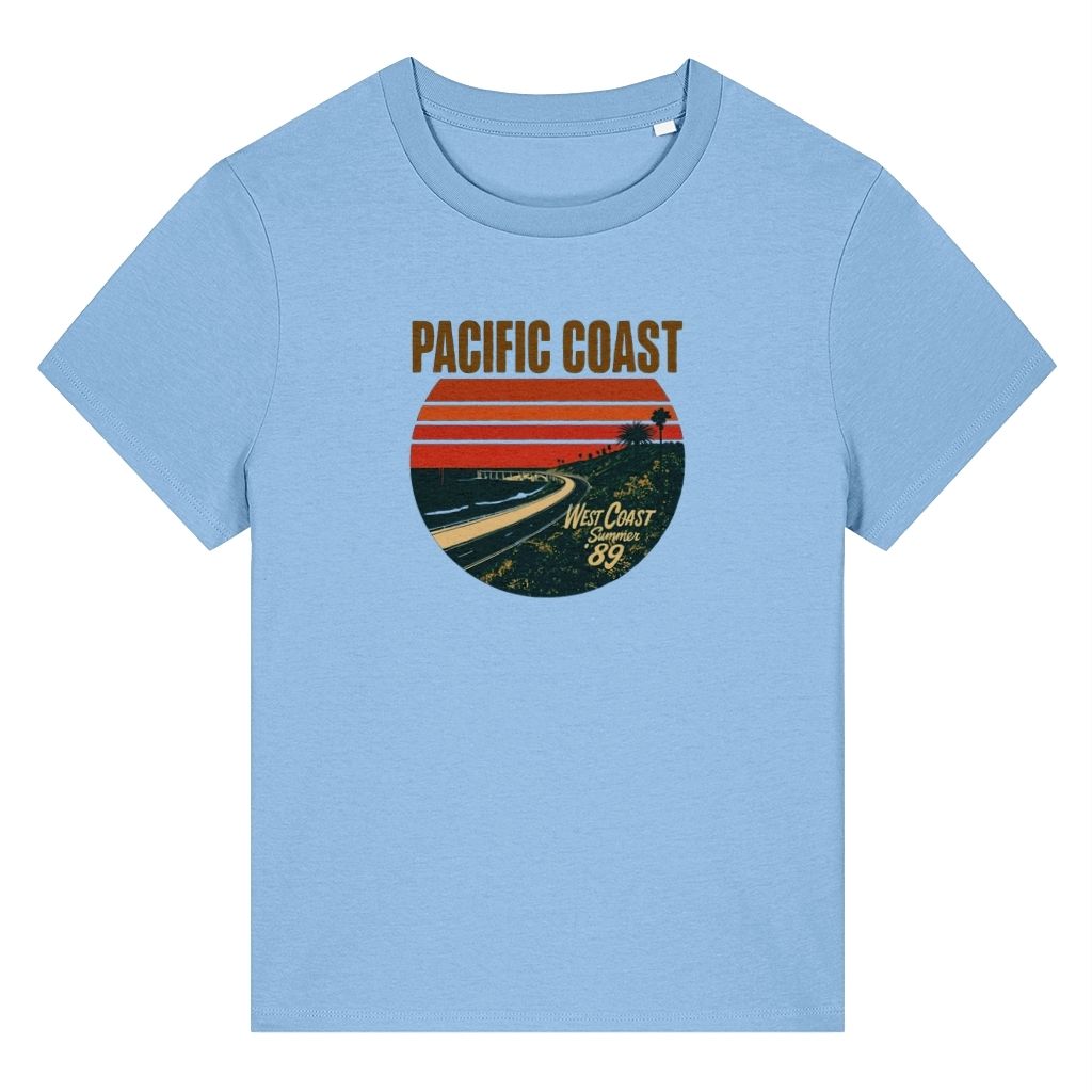 Pacific Coast Retro Design Women's T-Shirt