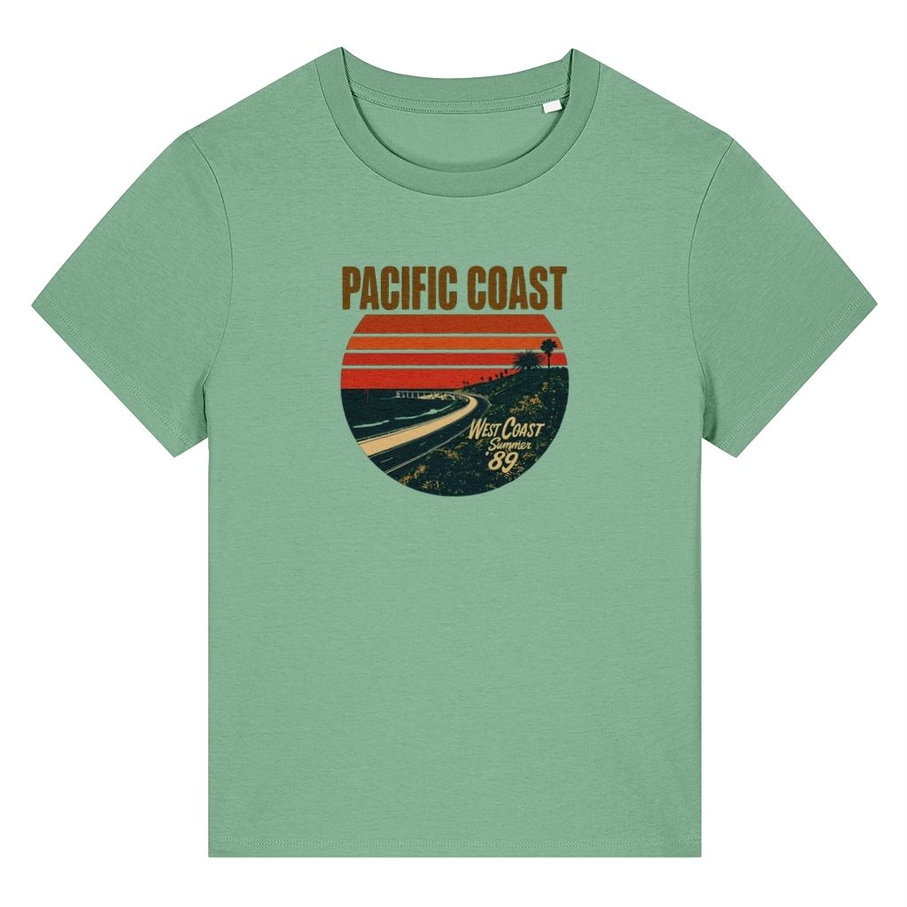 Pacific Coast Retro Design Women's T-Shirt