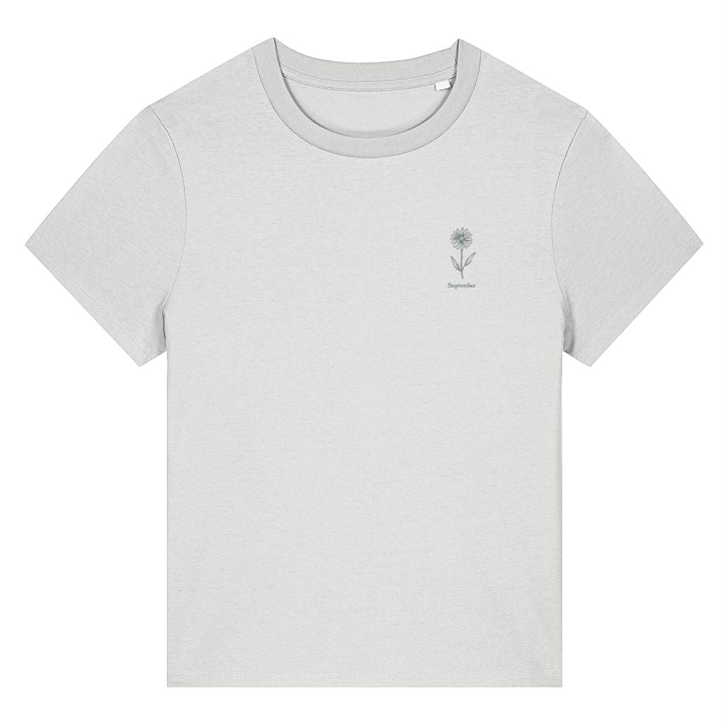 September Aster Birth Month Flower Women's T-Shirt