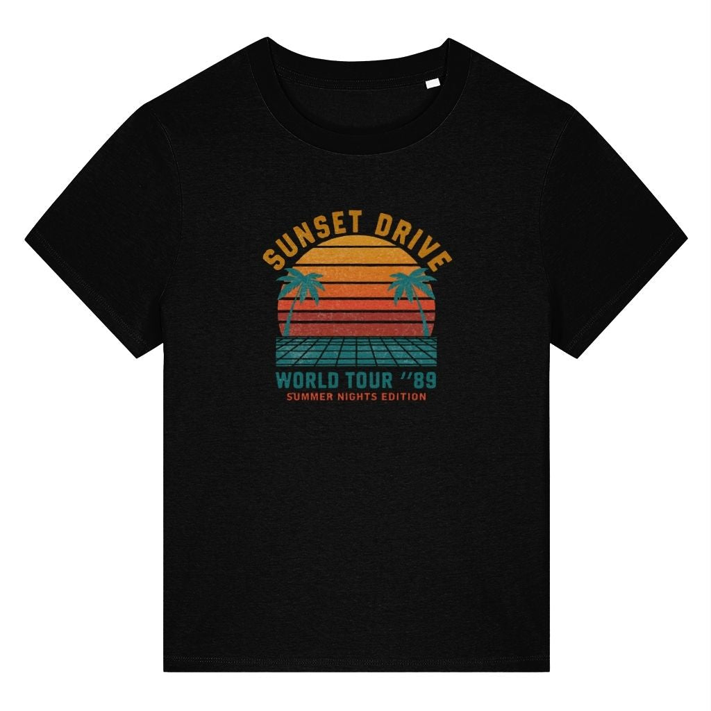 Sunset Drive 89 Retro Design Women's T-Shirt