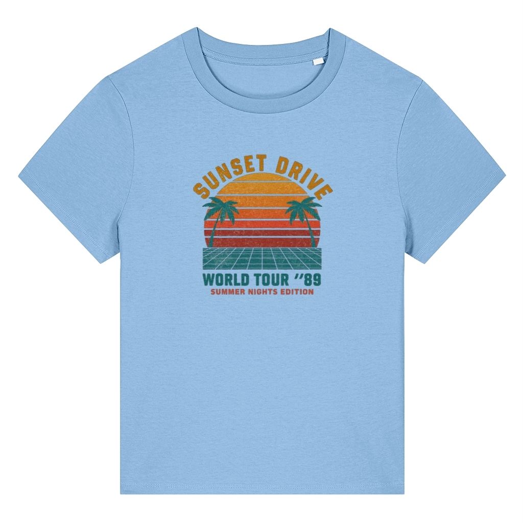 Sunset Drive 89 Retro Design Women's T-Shirt