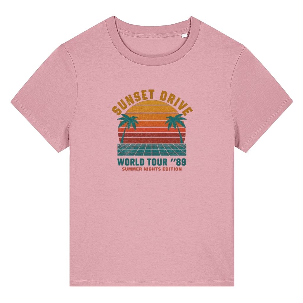 Sunset Drive 89 Retro Design Women's T-Shirt