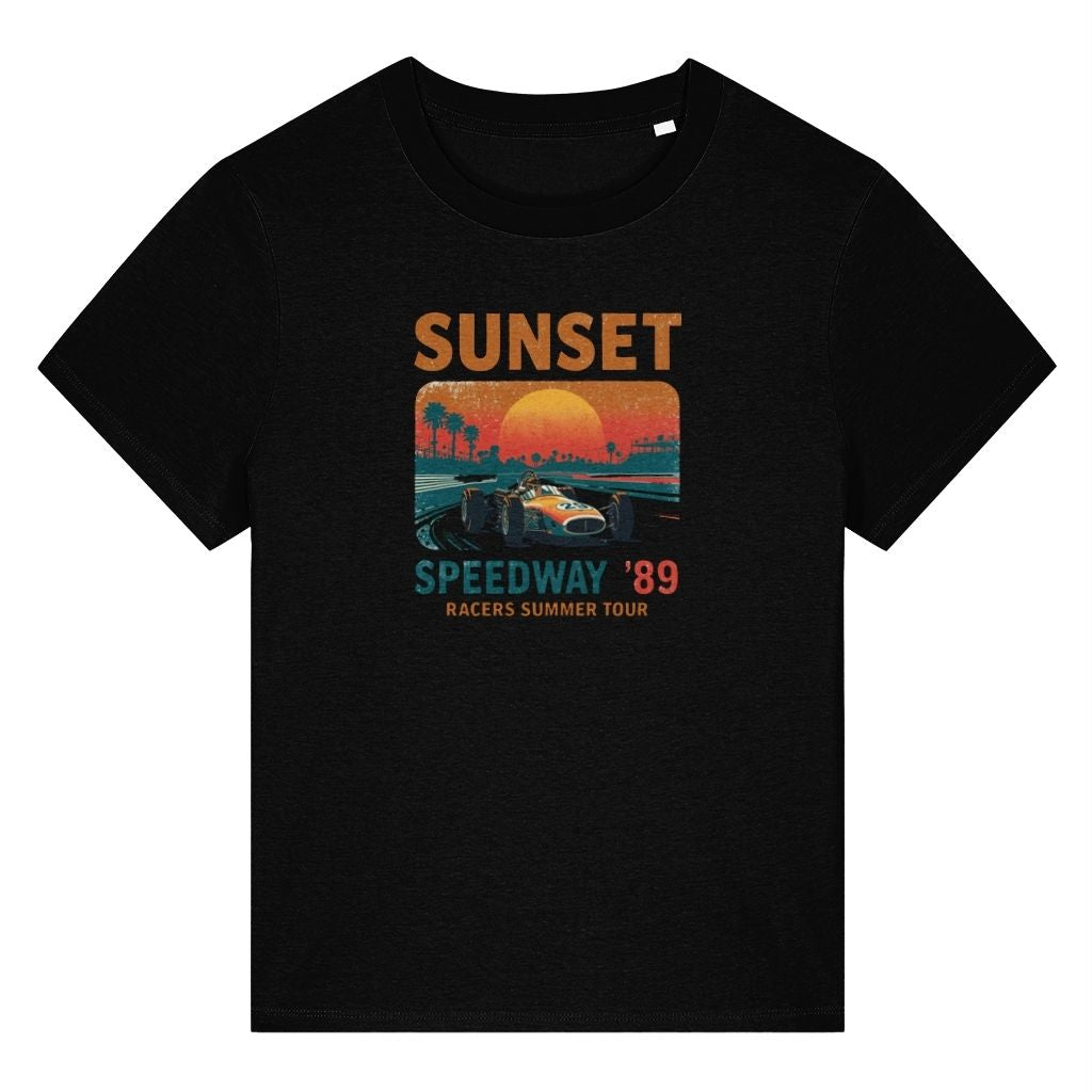 Sunset Speedway 89 Retro Design Women's T-Shirt