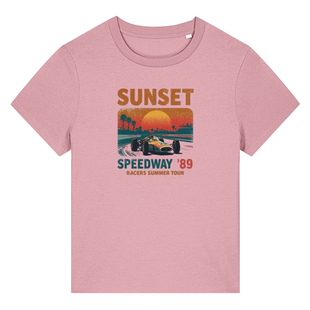 Sunset Speedway 89 Retro Design Women's T-Shirt