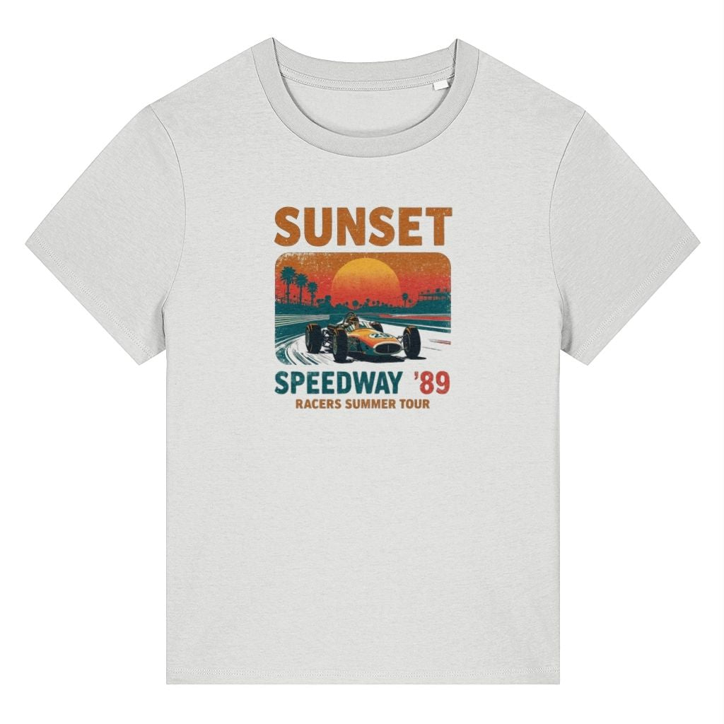 Sunset Speedway 89 Retro Design Women's T-Shirt