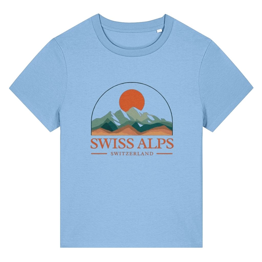 Swiss Alps Switzerland Travel Design Women's T-Shirt