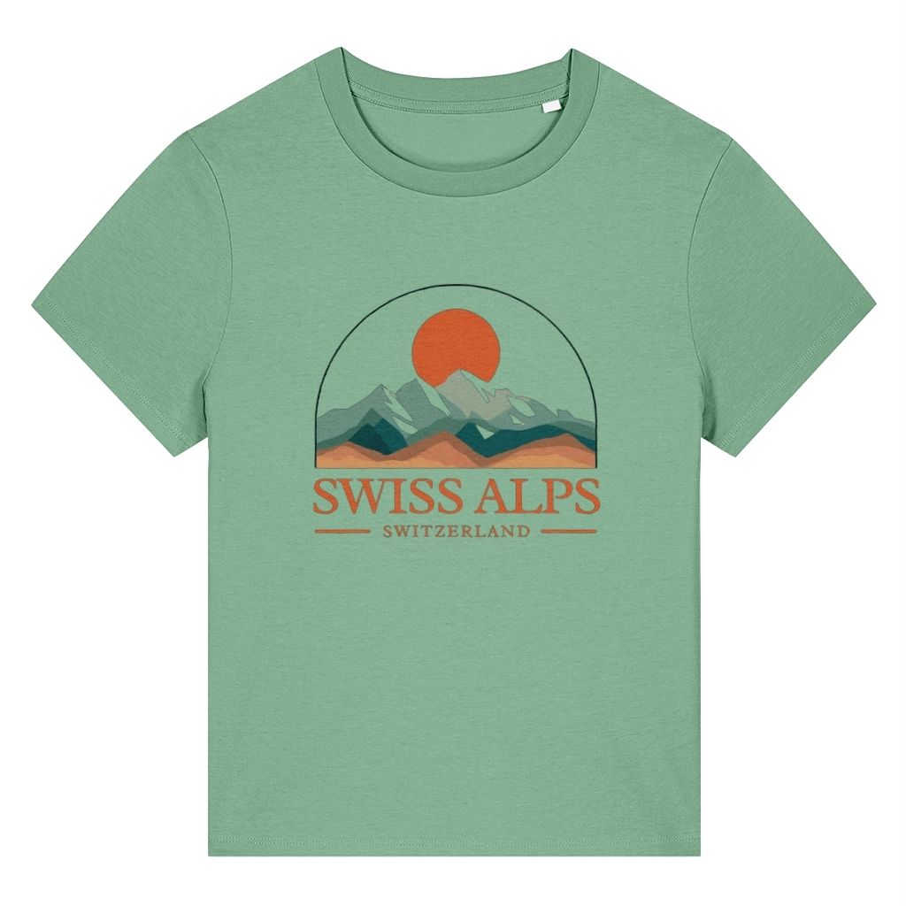 Swiss Alps Switzerland Travel Design Women's T-Shirt