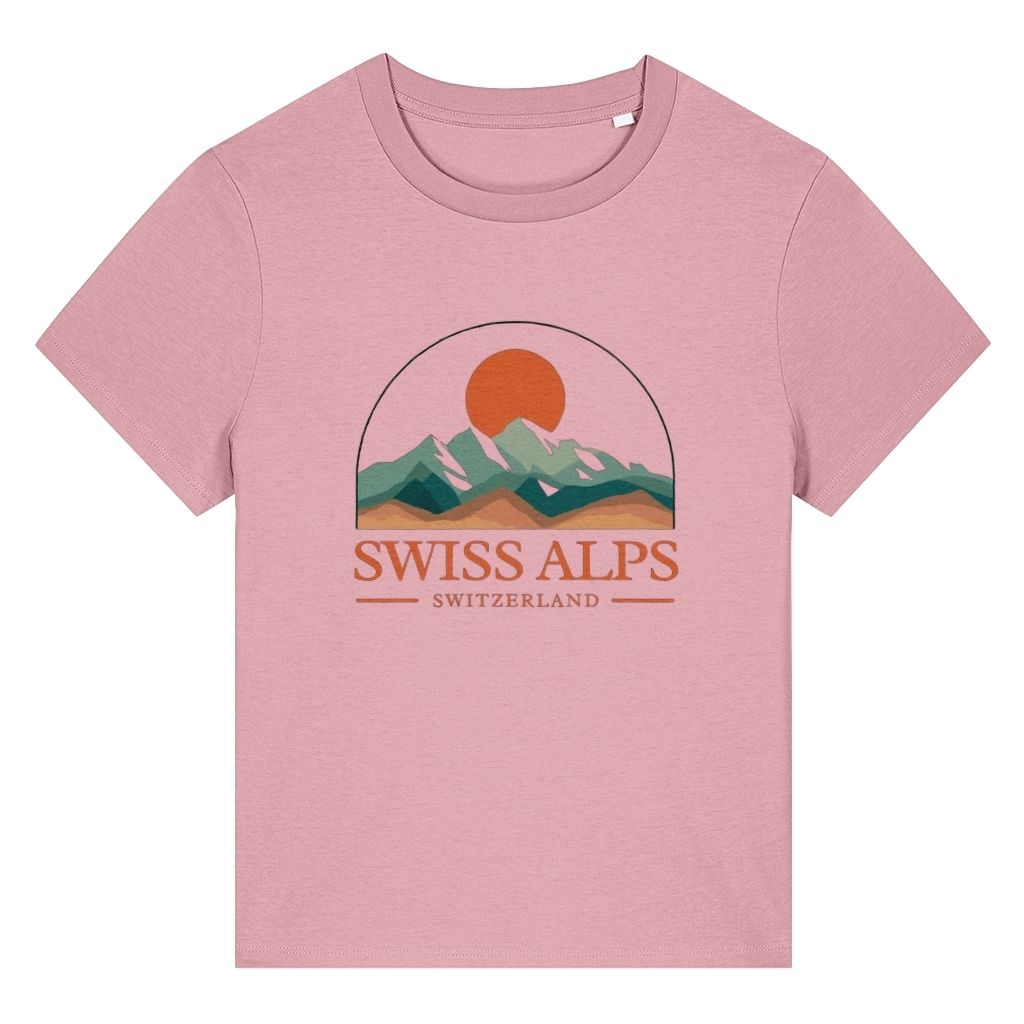 Swiss Alps Switzerland Travel Design Women's T-Shirt